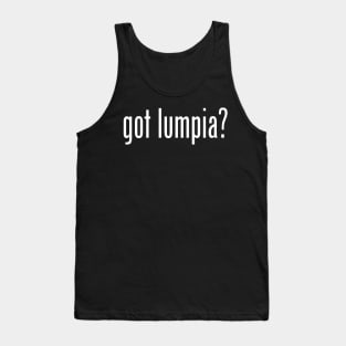 Got Lumpia? Filipino Food Humor Design by AiReal Apparel Tank Top